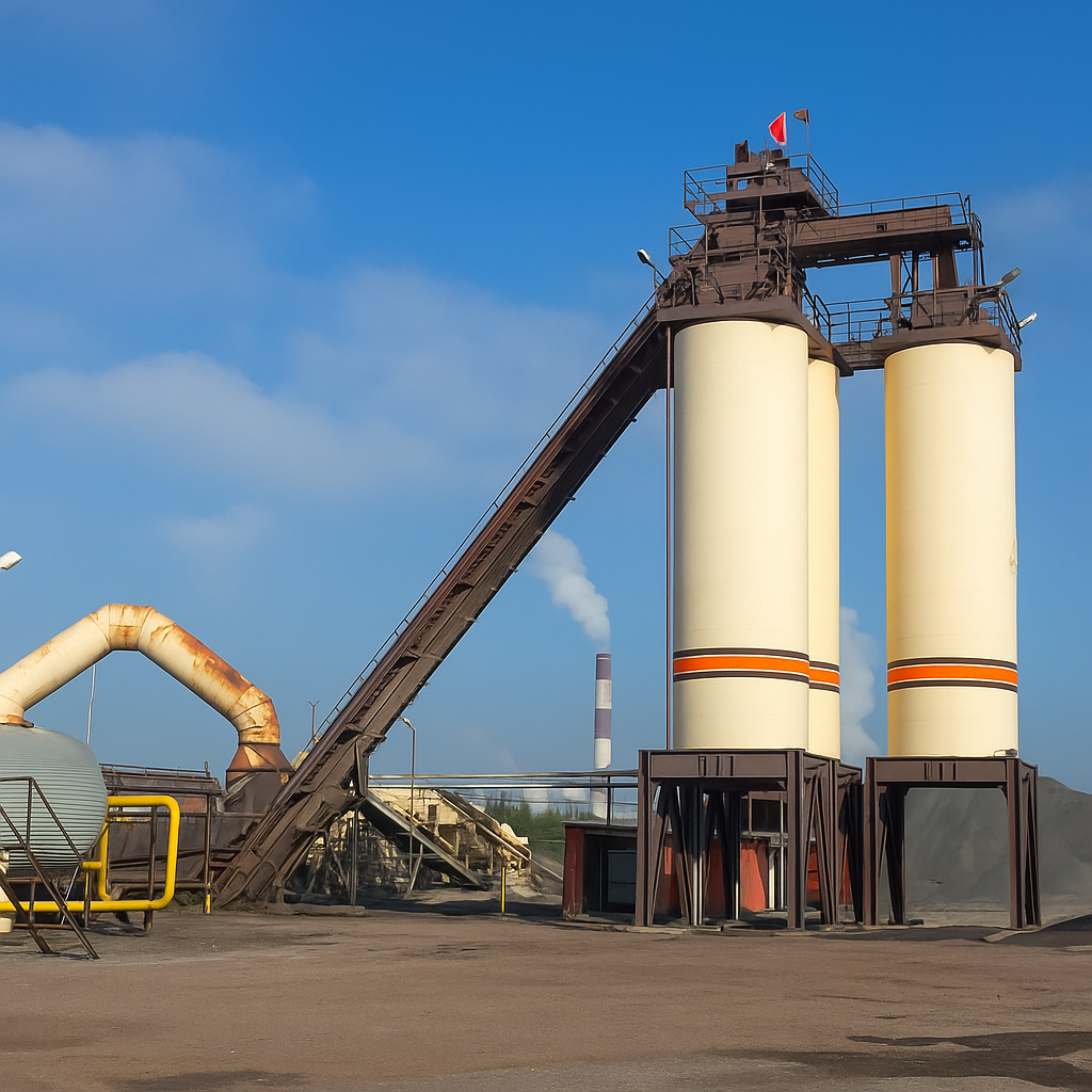 Durable chains and sprockets for asphalt plants